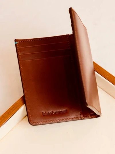 Bluebonnet The Toscano Italian Leather Bifold Wallet In Red