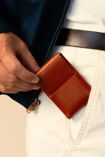 Bluebonnet The Companion Origami Pocket Wallet In Brown