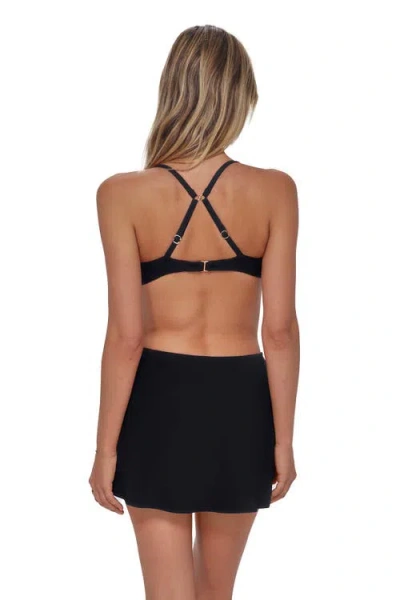 Swim Systems Bree Cover-up Mini Skirt In Black