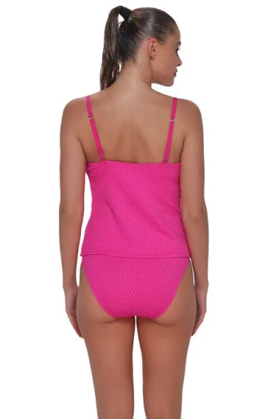 Pacifica By Sunsets Coralie Tankini Swimsuit Top In Pink