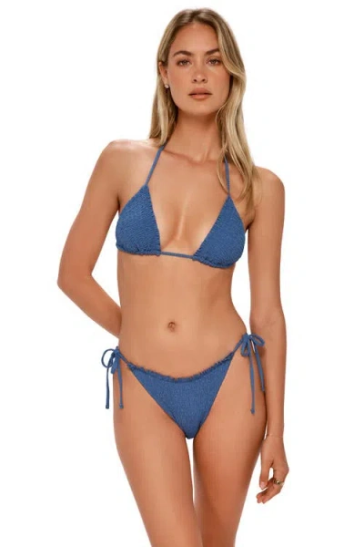 Swim Systems Kali Tie Side Bikini Swim Bottoms In Blue
