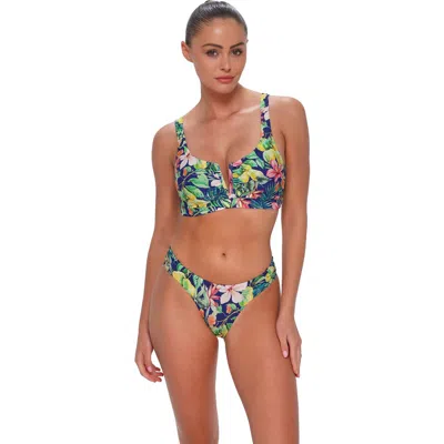 Sunsets Vienna V-wire Bikini Swimsuit Top In Multi