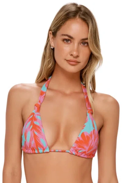 Swim Systems Mila Triangle Bikini Swimsuit Top In Multi