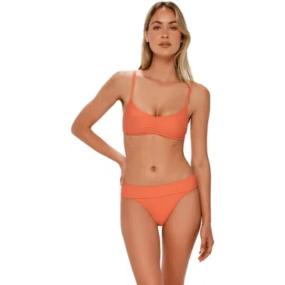 Swim Systems Sylvia Bralette Bikini Swimsuit Top In Orange