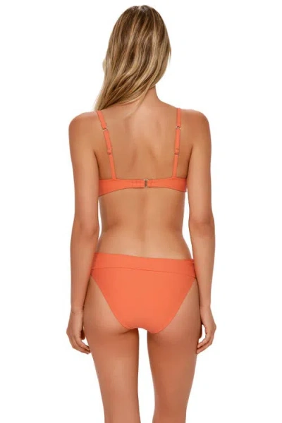 Swim Systems Sylvia Bralette Bikini Swimsuit Top In Orange