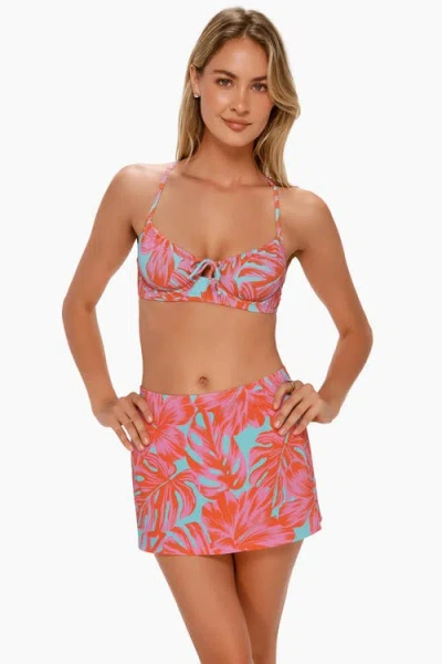 Swim Systems Bree Cover-up Mini Skirt In Multi