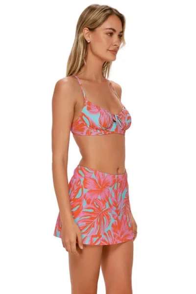 Swim Systems Bree Cover-up Mini Skirt In Multi