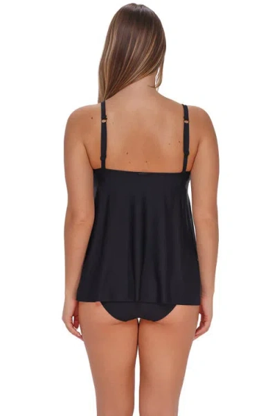 Sunsets Elena Tankini Swimsuit Top In Black