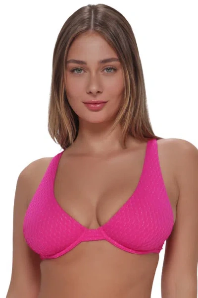 Pacifica By Sunsets Emery Underwire Bikini Swimsuit Top In Pink