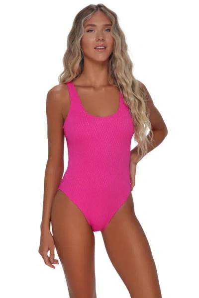 Pacifica By Sunsets Fiona One Piece Swimsuit In Pink