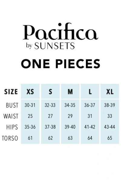 Pacifica By Sunsets Fiona One Piece Swimsuit In Pink