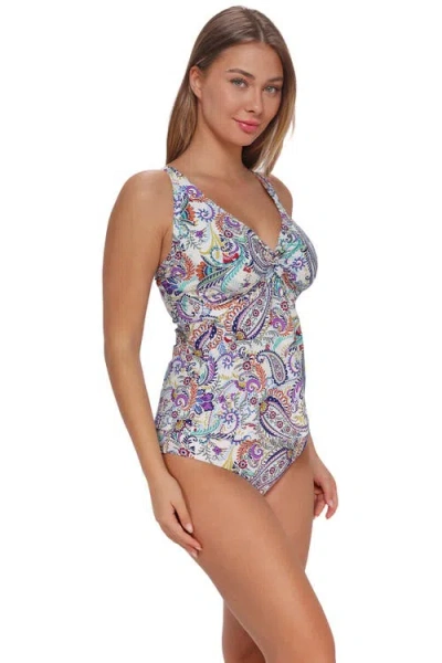 Sunsets Forever Tankini Swimsuit Top In Multi