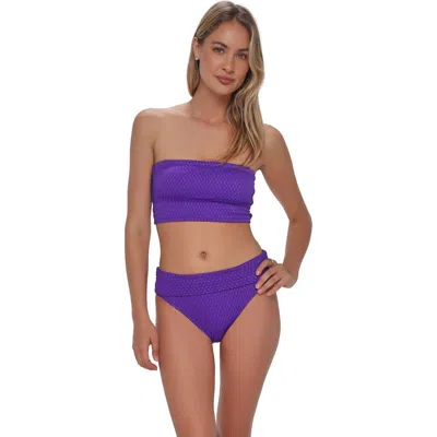 Pacifica By Sunsets Shellie Tube Top Bikini Swimsuit In Purple