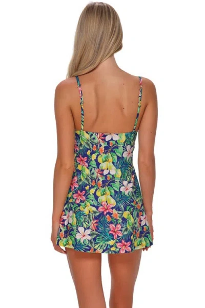 Sunsets Naomi Swim Dress In Animal Print