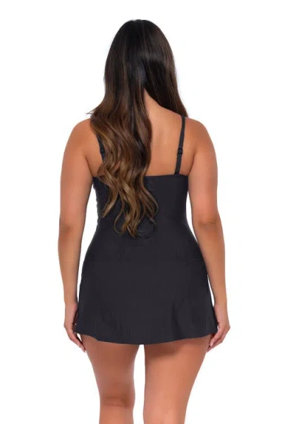 Sunsets Escape Sienna Swim Dress In Black