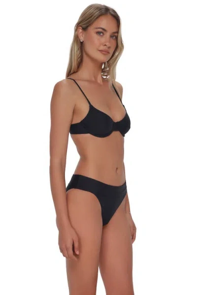 Swim Systems Jolene Underwire Bikini Swimsuit Top In Black