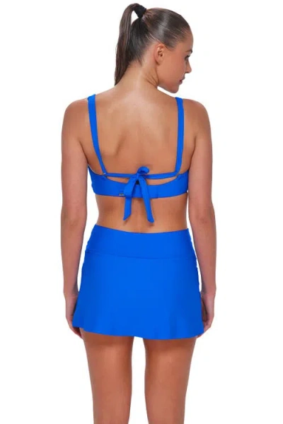 Sunsets Vienna V-wire Bikini Swimsuit Top In Blue