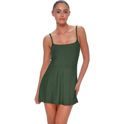 Sunsets Naomi Swim Dress In Green