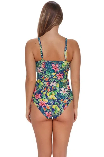 Sunsets Forever Tankini Swimsuit Top In Green