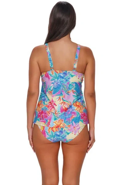 Sunsets Escape Jenna Tankini Swimsuit Top In Pink