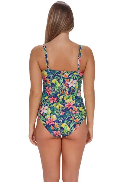Sunsets Taylor Tankini Swimsuit Top In Green