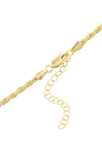 Athra Luxe Dolce Sole Twisted Rope Chain Necklace In Gold