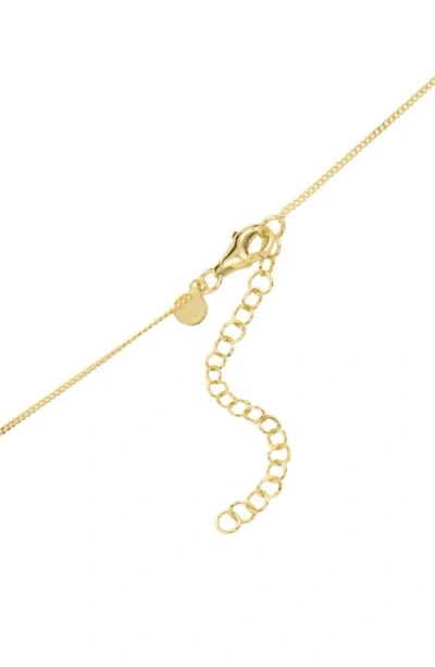 Athra Luxe Dolce Sole Spiral Cubic Zirconia Pendant Necklace In Gold