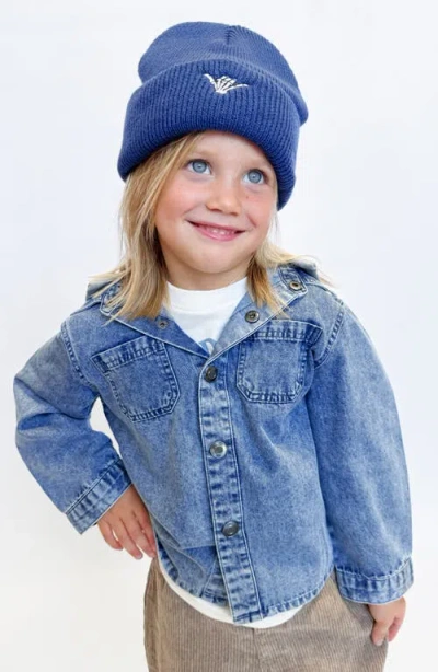 Feather 4 Arrow Kids' Ethan Denim Shacket In Blue