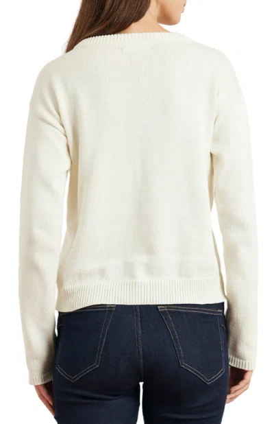 Paneros Clothing Ruthie Cotton Cardigan In White