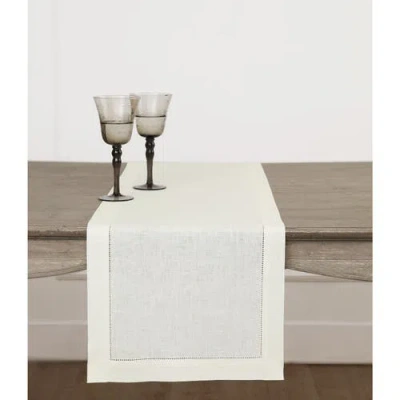 Solino Home Linen Table Runner In Neutral