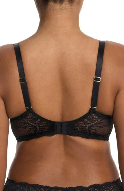 Natori Feathers Full Figure Plunge T-shirt Bra In Black