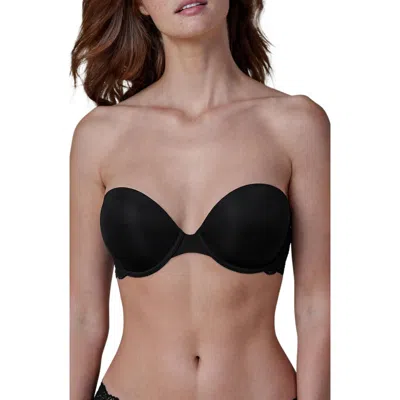 Skarlett Blue Goddess Convertible Strapless Bra In Black