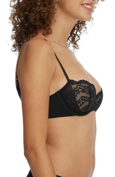 Skarlett Blue Impress Balconette Underwire Bra In Black