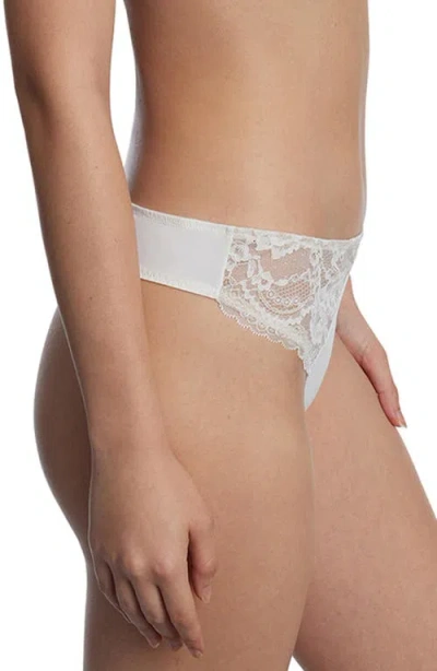 Skarlett Blue Minx Lace Thong In White