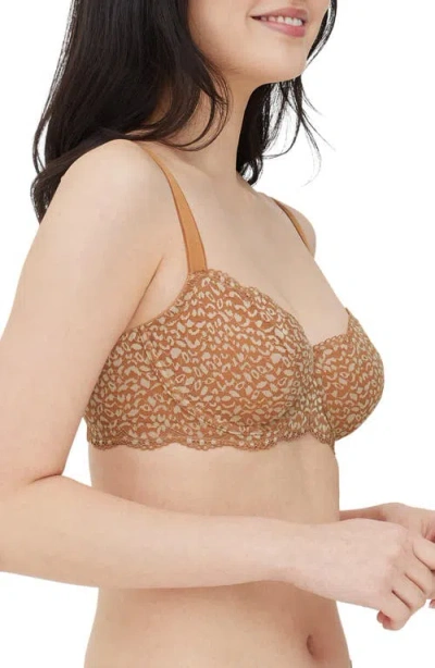 Skarlett Blue Rouse Full Coverage Lace Balconette Bra In Multi