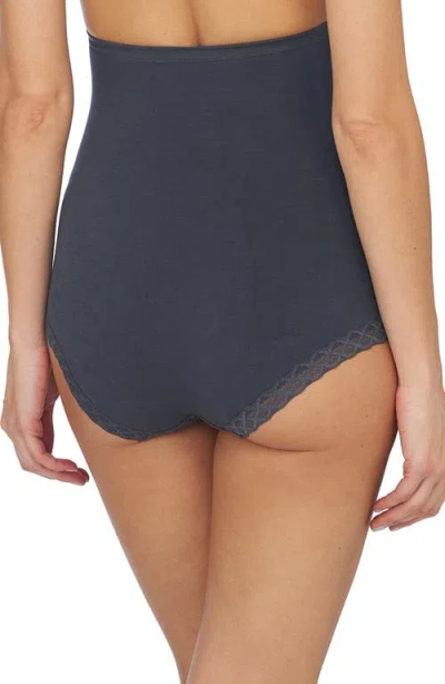 Natori Bliss Cotton Full Panel Maternity Boyshort In Blue