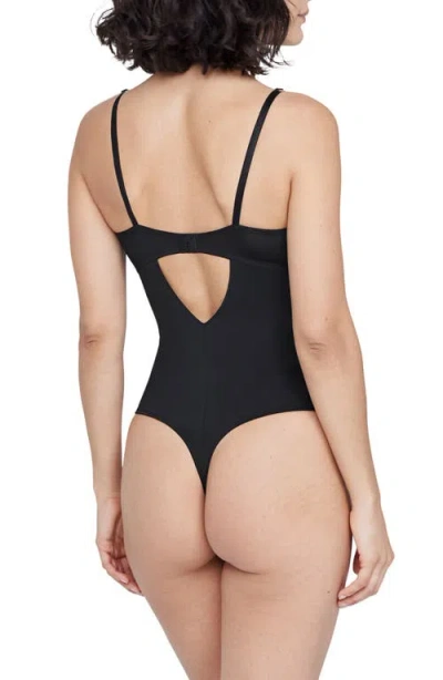 Skarlett Blue Entice Balconette Lace Bodysuit In Black