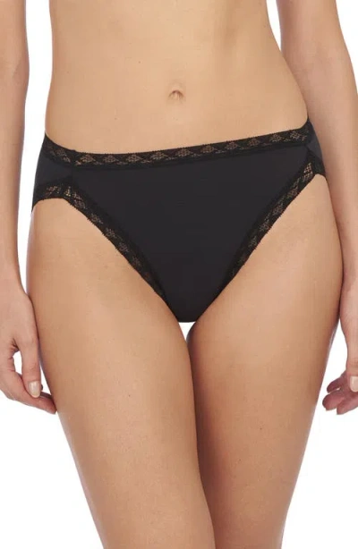 Natori Bliss Supima Cotton French Cut Briefs 6-pack In Black