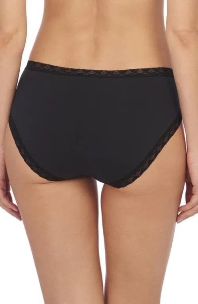 Natori Bliss Supima Cotton French Cut Briefs 6-pack In Black