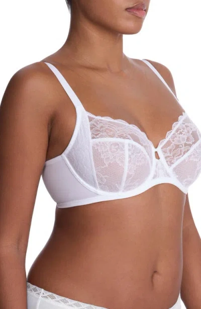 Natori Statement Lace Side Support Bra In White