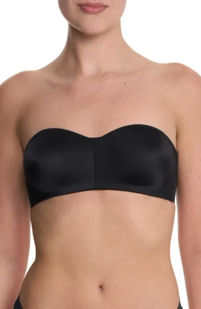 Natori Adapt Smooth Bandeau Strapless Bra In Black