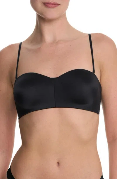 Natori Adapt Smooth Bandeau Strapless Bra In Black