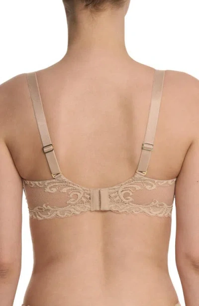 Natori Feathers Full Figure Plunge T-shirt Bra In Brown