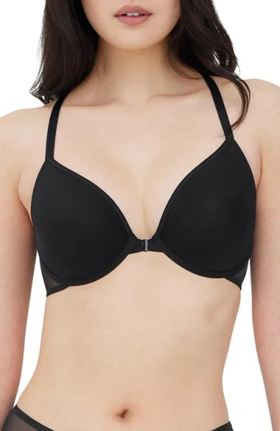 Skarlett Blue Spellbound Front Close Spacer Bra In Black