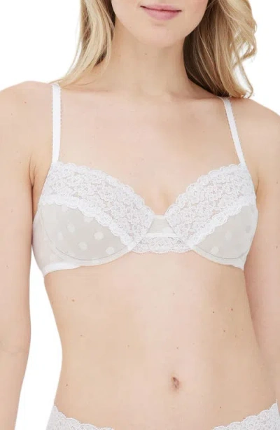 Skarlett Blue Dare Demi T-shirt Bra In White