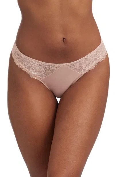 Skarlett Blue Minx Lace Thong 2-pack In Neutral