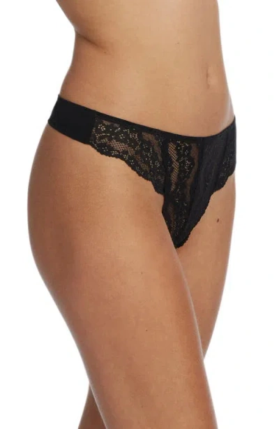 Skarlett Blue Impress Thong In Black