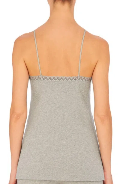 Natori Bliss Cotton Light Weight Sleep Cami In Gray