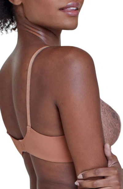 Skarlett Blue Entice Lace Balconette Underwire Bra In Pink