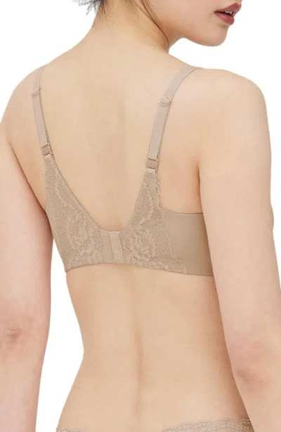 Skarlett Blue Minx Plunge Multi-way T-shirt Bra In Brown